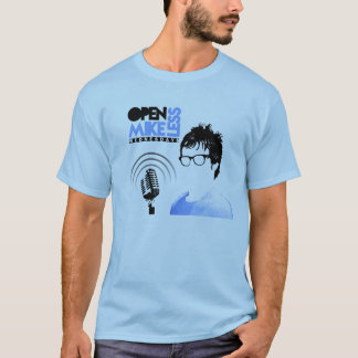 Camiseta Abra o azul do Tshirt de Mikeless com datas da