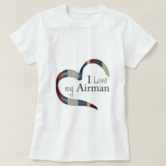 Camiseta Abra o coração: Eu amo meu aviador