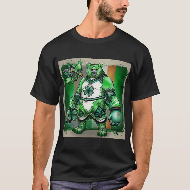 Camiseta Abra o Espírito do Dia de São Patrício na Irlanda (Frente)