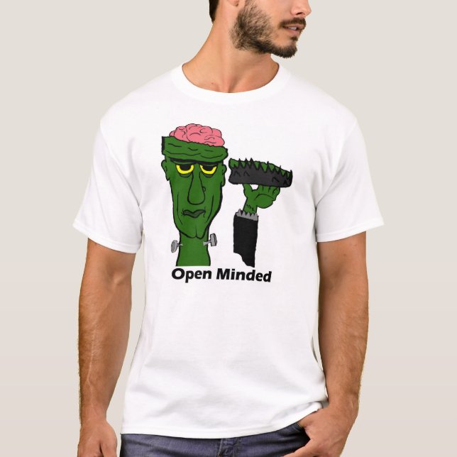 Camiseta Abra o monstro ocupado (Frente)