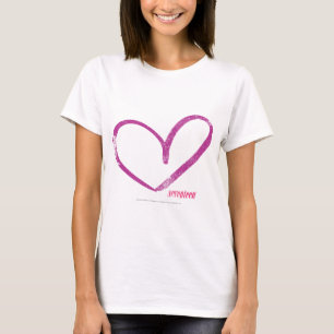 Camiseta Abra o roxo do coração