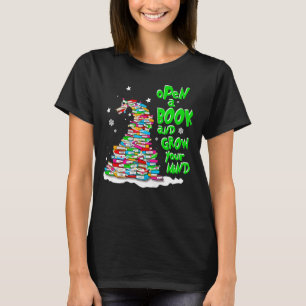 Camiseta Abra Um Livro E Torne Sua Mente Natal