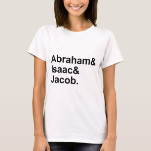 Camiseta Abraão Isaque Jacó   3 Patriarcas do Judaísmo
