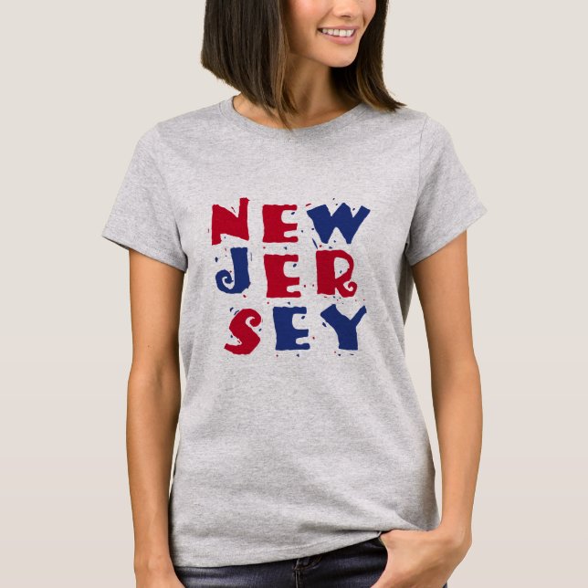 Camiseta Abraça o Orgulho da Cidade de Jersey com o nosso P (Frente)