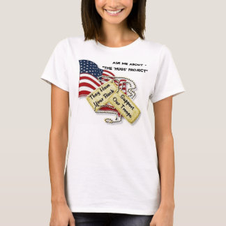 CAMISETA "ABRAÇA" O PROJETO