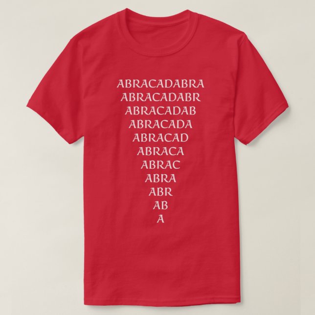 Camiseta Abracadabra 2 (Frente do Design)