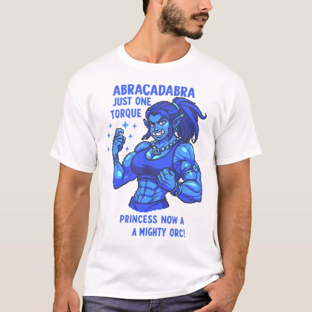 Camiseta Abracadabra Apenas Uma Força Orcânica Mística Torq (Frente)