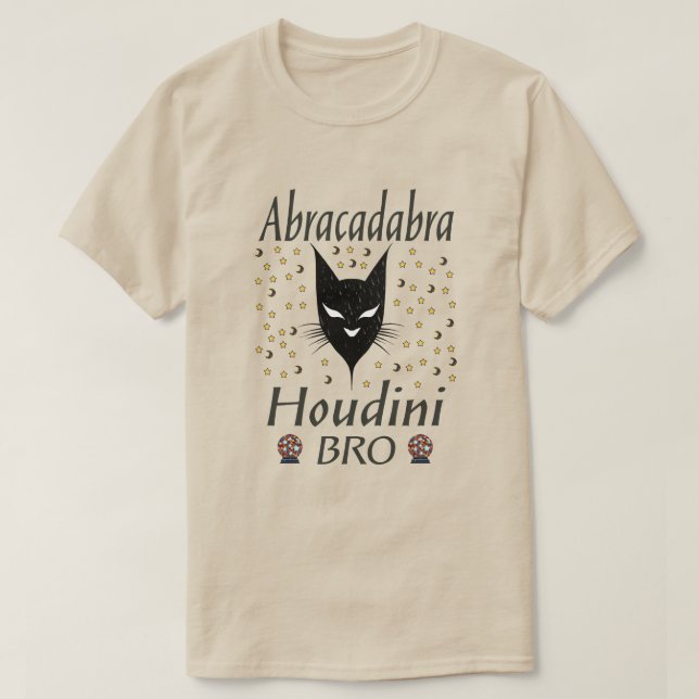 Camiseta Abracadabra Houdini Bro (Frente do Design)