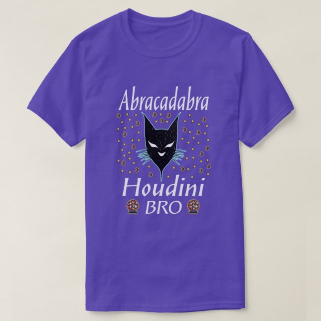 Camiseta Abracadabra Houdini Bro (Frente do Design)