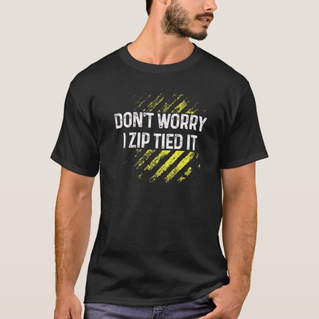 Camiseta Abraçadeira Não se Preocupe Eu Fixei Com Abraçadei (Frente)