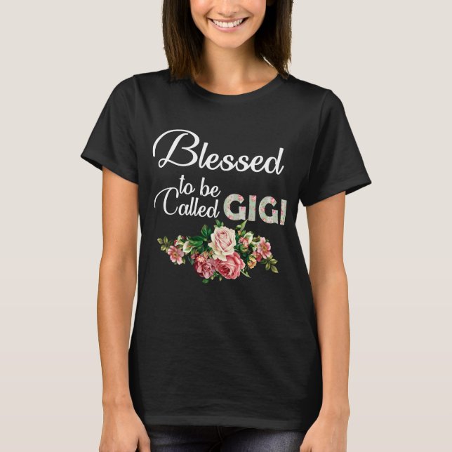 CAMISETA ABRAÇADO PARA SER CHAMADO GIGI (Frente)
