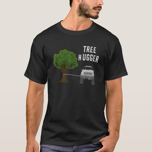 Camiseta Abraçador de Árvores de Wheeling de 4 Rodas (Frente)