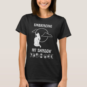 Camiseta Abraçando a minha sombra testemunha Lua de lua e o