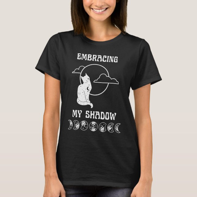 Camiseta Abraçando a minha sombra testemunha Lua de lua e o (Frente)
