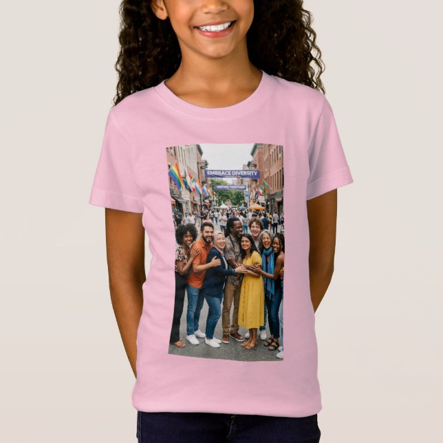 Camiseta Abraçar a Diversidade (Frente)