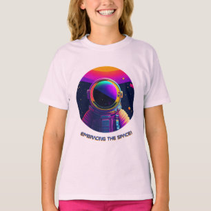 Camiseta Abraçar a garota espacial