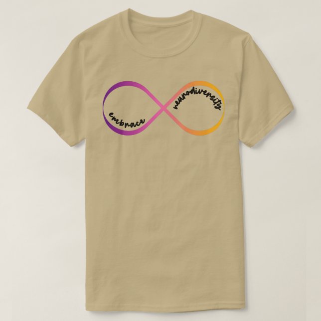 Camiseta abraçar a neurodiversidade7 (Frente do Design)