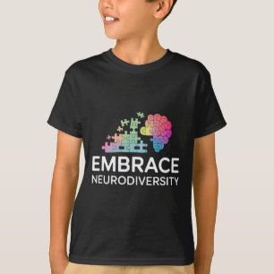 Camiseta Abraçar a Neurodiversidade Autismo Tdah Inclusão M