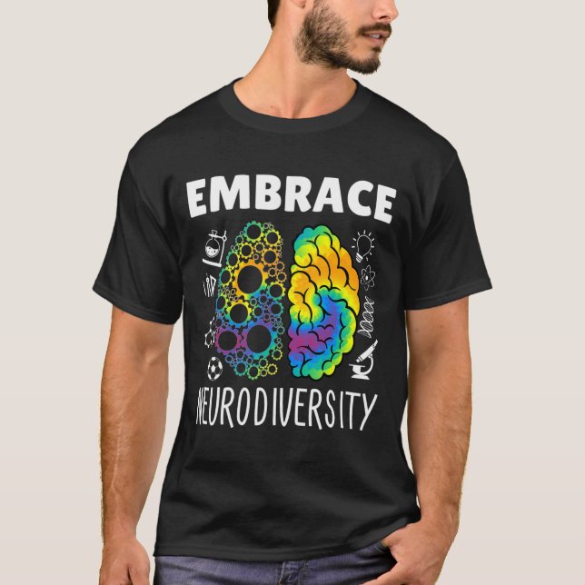 Camiseta Abraçar a Neurodiversidade - Mês de Conscientizaçã (Frente)