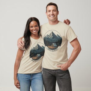 Camiseta Abraçar Campos Selvagem Montanha Unisex T-Shirt