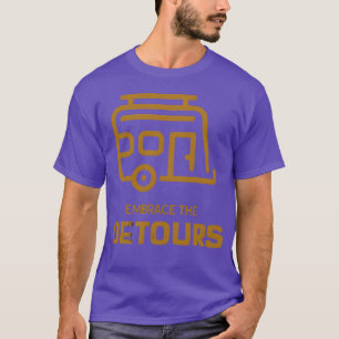 Camiseta Abraçar Desvios Acampamento engraçado