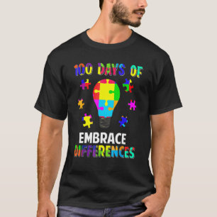 Camiseta Abraçar Diferenças 100 Dias de Conscientização do 
