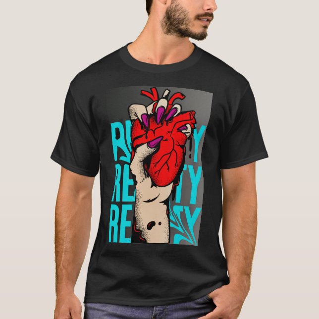 Camiseta "Abraçar Estilo Surreal: Melhor Design (Frente)