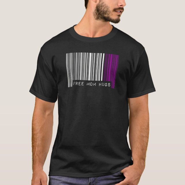 Camiseta Abraçar Mãe Abraçando Sinalizador De Orgulho Asexu (Frente)