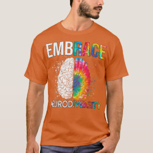Camiseta Abraçar Neurodiversidade Cérebro Embraçar Autismo 