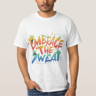 Camiseta abraçar o suor