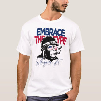 Camiseta Abraçar o tipo. Semper Fidelis.