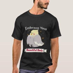 Camiseta abraçar seu belo corpo