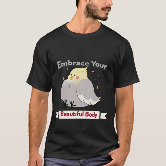 Camiseta abraçar seu belo corpo (Frente)