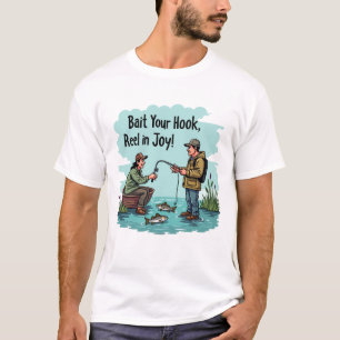 Camiseta Abrace a alegria da pesca