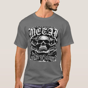 Camiseta Abrace a escuridão, solte o metal