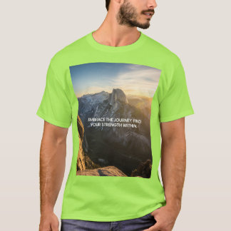 Camiseta Abrace a jornada: a força da natureza
