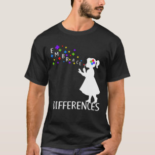 Camiseta Abrace as diferenças - comporte o dia de conscient