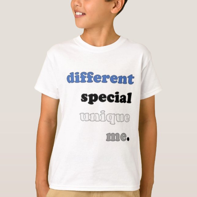 Camiseta Abrace diferenças - Azul (Frente)