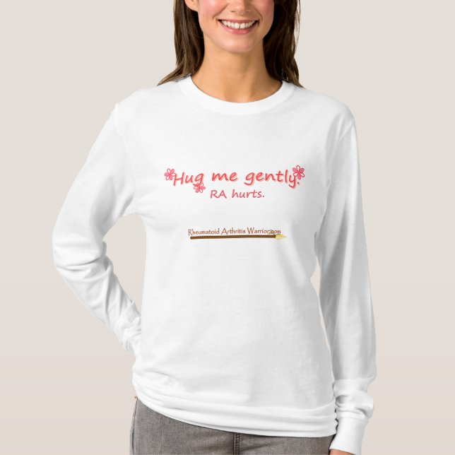 Camiseta Abrace-me delicadamente (Frente)