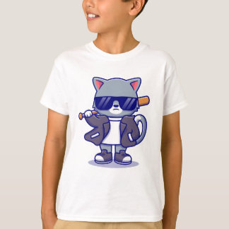 Camiseta Abraçe-me, Eu Sou Fofo! Aconchegue-se com Gato