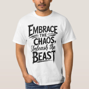 Camiseta Abrace o caos, solte a besta