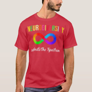 Camiseta Abrace o espectro de neurodiversidade ASD ADHD Aut