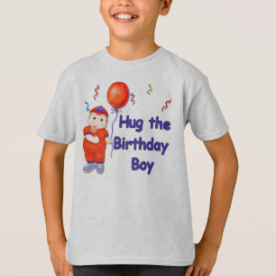 Camiseta Abrace o menino do aniversário