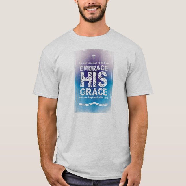 Camiseta "Abrace o t-shirt dos SEUS homens da benevolência" (Frente)