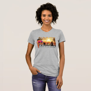 Camiseta Abrace o Verão Mulheres Corte Ajustado