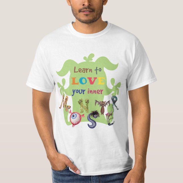 Camiseta Abrace seu monstro interno (Frente)