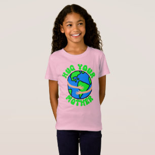 Camiseta Abrace sua mãe Terra, Dia da Terra, Dia de as mães
