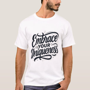 Camiseta Abrace Sua Singularidade – Amor Próprio Inspirador