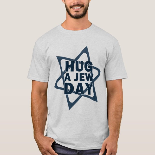 Camiseta Abrace um dia do judeu (Frente)