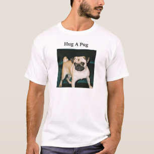 Camiseta abrace um pug